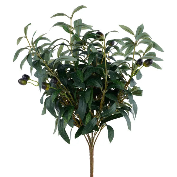 19.75"L OLIVE BUSH X13-DARK GREEN-EC8294