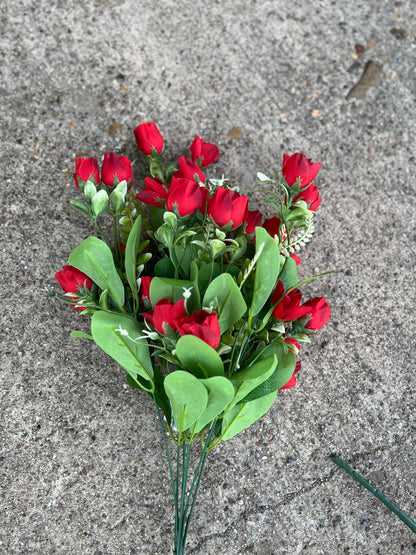 ROSE BUSH X 7-RED-37403