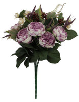 17.75"L Athens Rose/Spike Bush