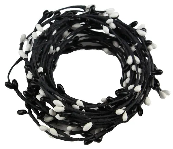 16'L Pip Garland-Black/White-FR652945