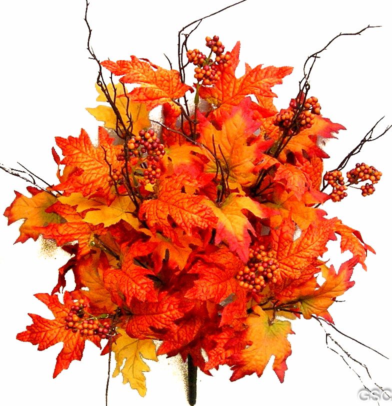 Foliage Bush x13-GG178-ORANGE