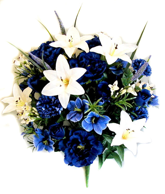 PEONY AND LILY MIXED BUSH X 40  - GPB195 - BLUE