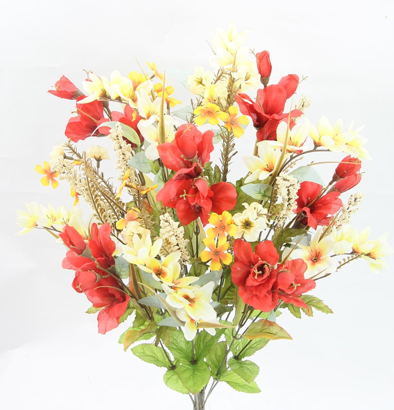 25" GLAD/FREESIA MIXED BUSH X 24 - GPB23402-CM/BK RD/YW