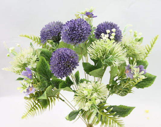 19" DAHLIA W/FILLER BUSH X 12 - GPB25390-PURPLE