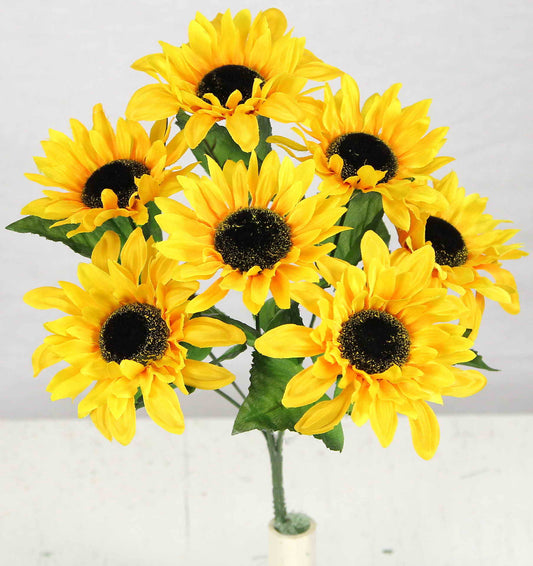 SUNFLOWER BUSH X 7 - GPB5413-GOLD