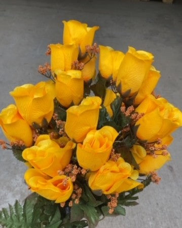 M.P. ROSE BUD BUSH X 30-DKYLW-GPB8379-DKYLW