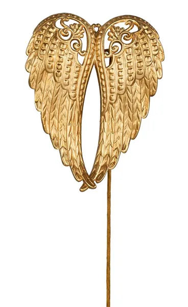 5.75"L X 4.5"W WING W/PICK, 15"OAL-GOLD-MF395808