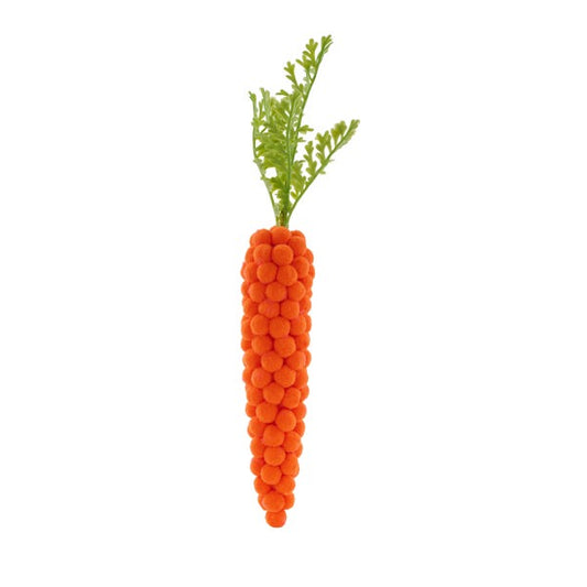 12"L CARROT ORNAMENT - ORANGE - HE4173