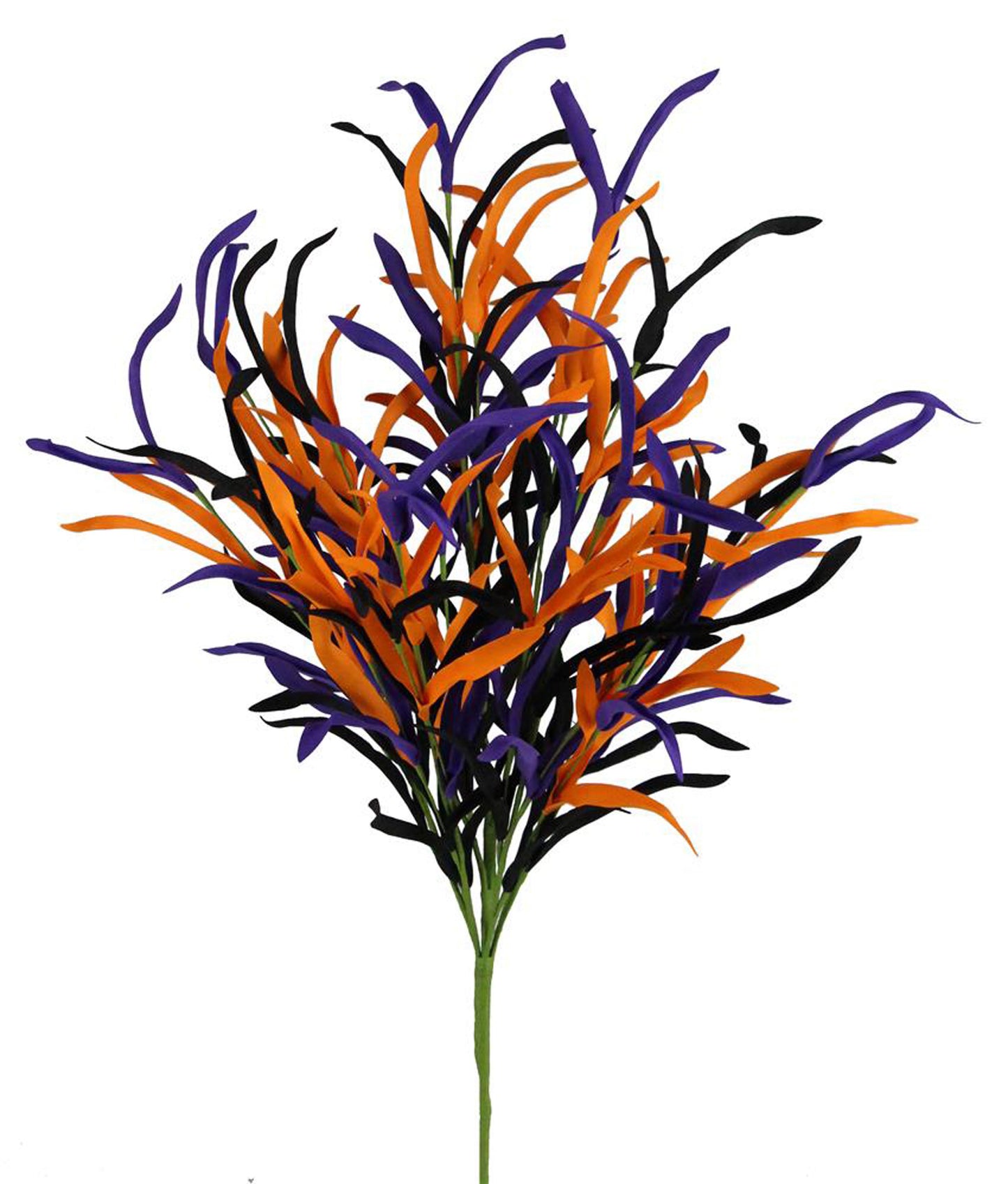 24"L WILD EVA GRASS BUSH - ORANGE BLACK PURPLE - HH1218