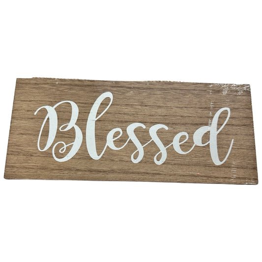 Wood Blessed Sign - 70567