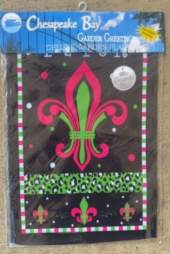 18" X 12" GARDEN FLAG-FLEUR DE LIS-38017