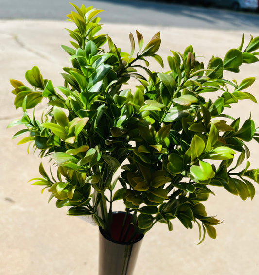 11" MINI EUCALYPTUS LEAF BUSH X 6-GR-BE901GR