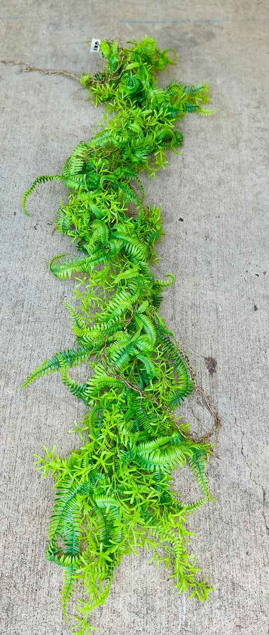 55" PLS FERN MIX GARLAND-GREEN-57721