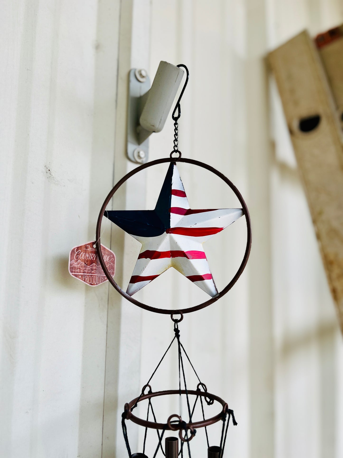 24" PATRIOTIC WIND CHIME-RWB-80147