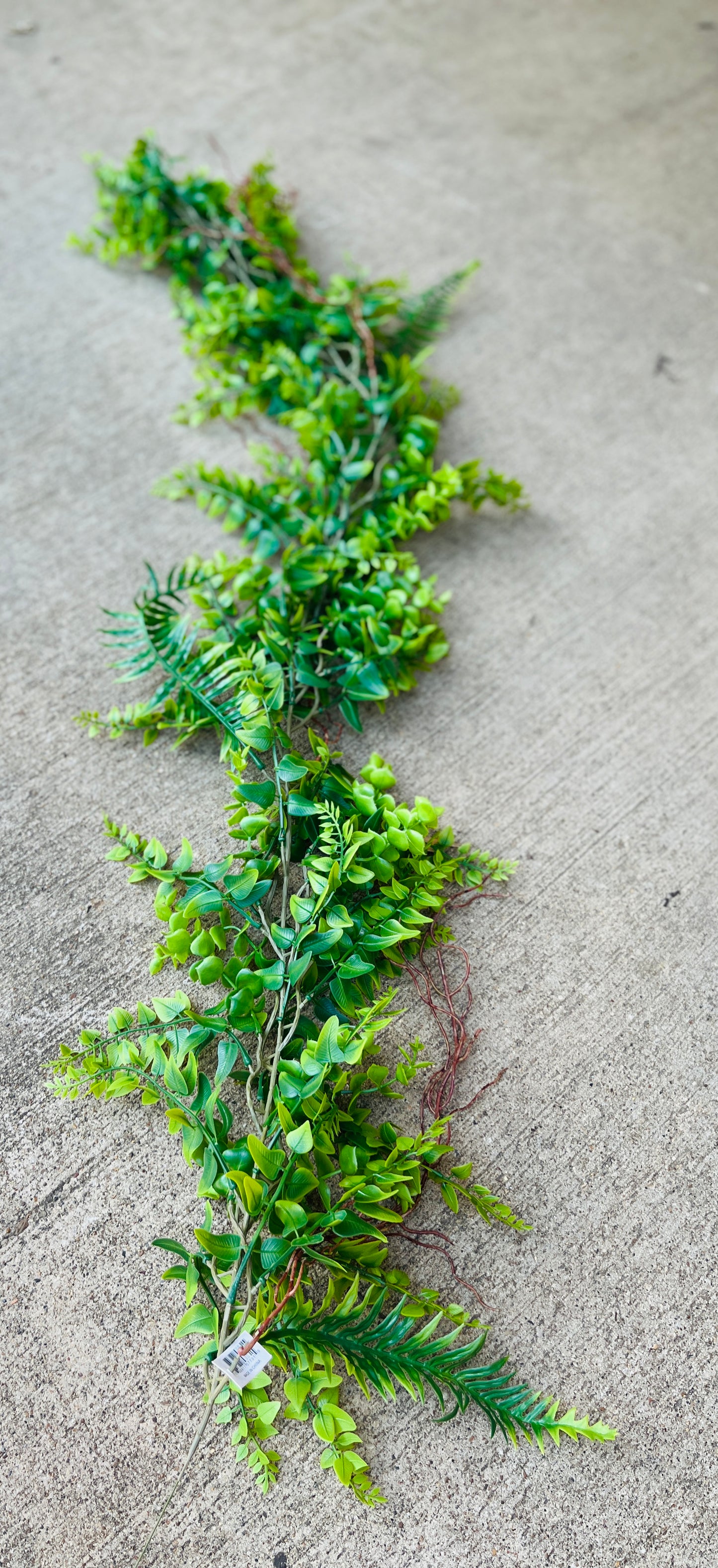 55" PLS FERN MIX GARLAND-GREEN-57731