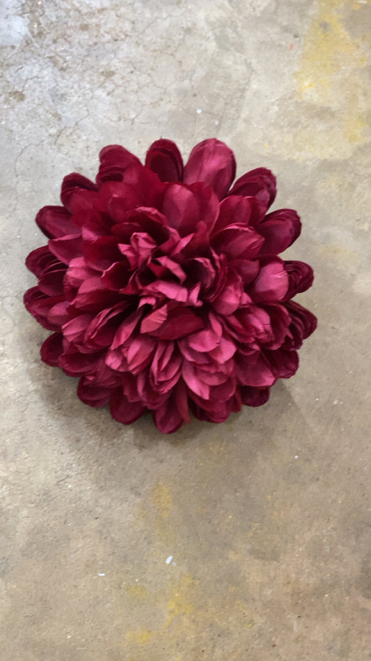 9.5" x 21 Layer Giant Mum Head-Burgundy-GB3809-BG