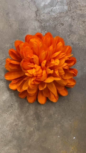 9.5" x 21 Layer Giant Mum Head-Light Orange-GB3809-LT.OR