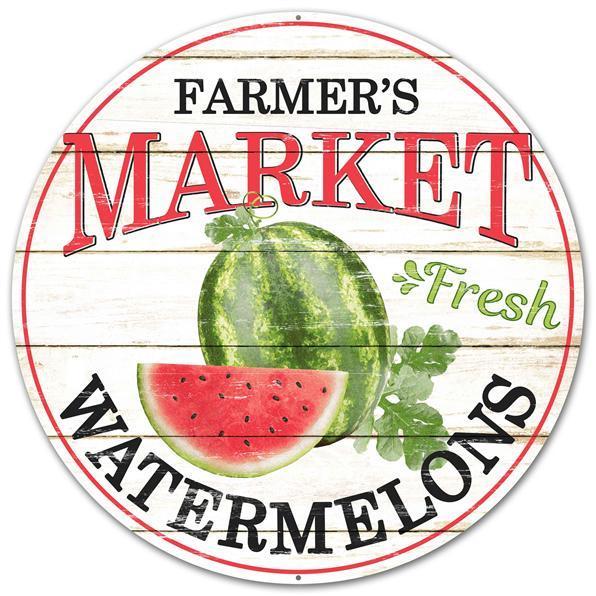 12"DIA FARMER'S MARKET FRESH WATERMELONS - MD0343