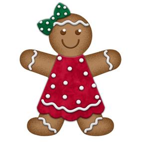 13"H METAL/EMBD GINGERBREAD GIRL - RED/GREEN/BROWN/WHITE - MD055524