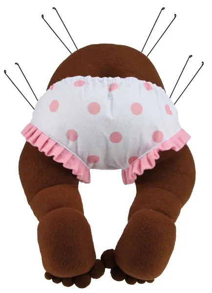 12"H x 9.5"L Baby Bottom Decor-Dark Skin/Light Pink-MD056015