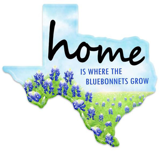 12.5"Lx 11.5"H Metal Texas Sign - MD1061