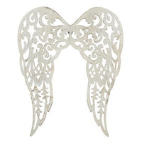 17.75"H FILIGREE ANGEL WINGS - ANTIQUE CREAM - MM1112K5