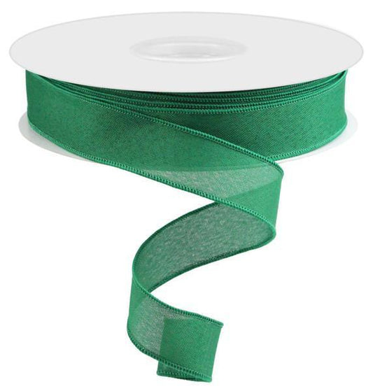 1.5"X50YD VALUE FAUX BURLAP EMERALD GREEN - RC500006