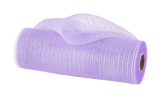 10.25"X10YD IRID FOIL MESH-IRID PASTEL LAV/WHITE-RE8501E2