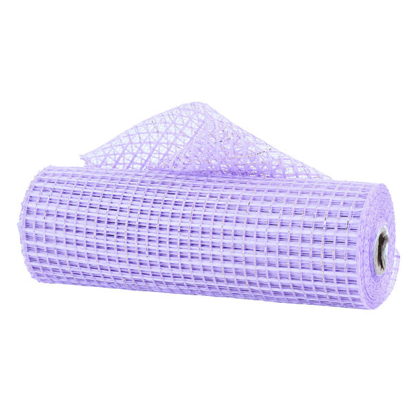 10"X10YD METALLIC POLY MESH - LAVENDER, GOLD AND SILVER - RE890413