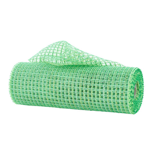 10"X10YD METALLIC POLY MESH - APPLE, LIME, GOLD AND SILVER - RE890471