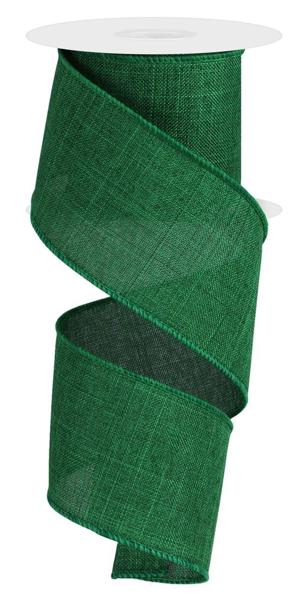 2.5"X10YD EMEARLD GREEN ROYAL BURLAP - RG127906