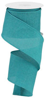 2.5"X10YD LT TEAL ROYAL BURLAP - RG1279A6