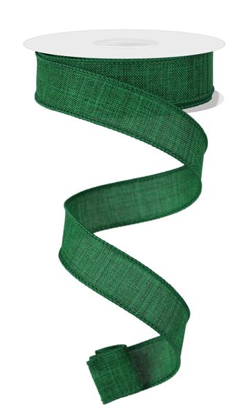 7/8"X10YD ROYAL BURLAP - EMERALD GREEN - RG727806