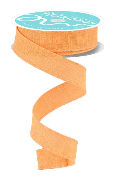 7/8"X10YD ROYAL BURLAP-BRIGHT ORANGE-RG7278GM