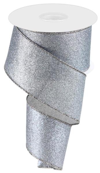 2.5" x 10yd Shimmer Glitter - Pewter - RGC1597H9