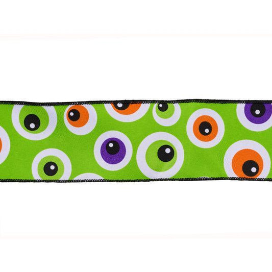 2.5"X10YD EYEBALLS - LIME GREEN/MULTI - RGF148533