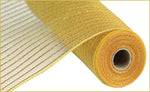 10.25"X10YD MATTE WIDE FOIL MESH - GOLD - RY850008