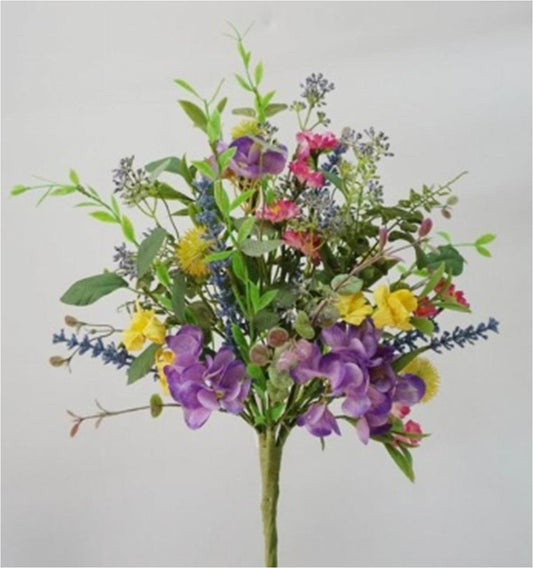 22" MIXED BLOSSOM & FOLIAGE SPRAY - SA2010