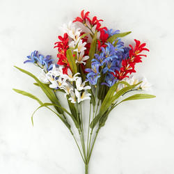 FREESIA BUSH X9 RED, WHITE AND BLUE - SB5052