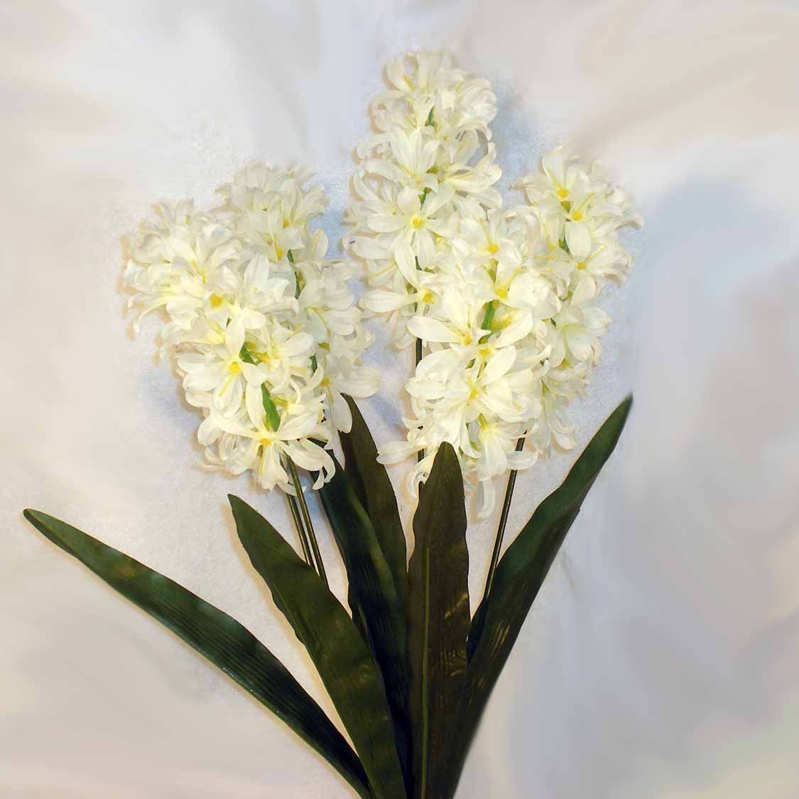 HYACINTH BUSH X6 23" CREAM - SG71-CRM