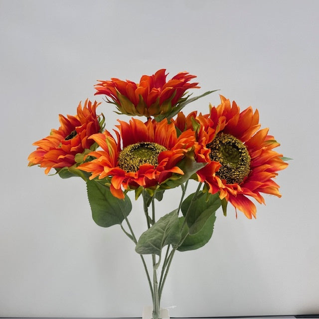 19" SUNFLOWER BUSH X5 RED/ORANGE - STF4911-ROR