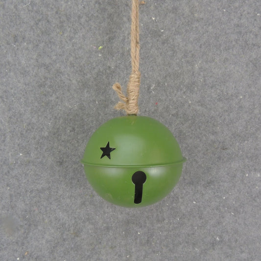 4" JINGLEBELL ORNAMENT GREEN - XA1050-GRN