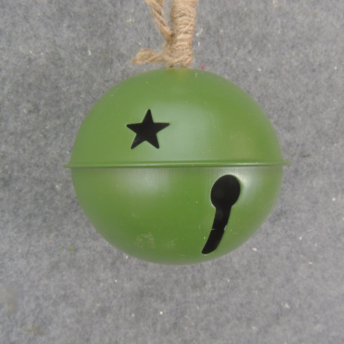 4" JINGLEBELL ORNAMENT GREEN - XA1050-GRN