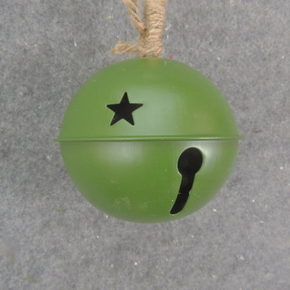 4" JINGLEBELL ORNAMENT GREEN - XA1050-GRN