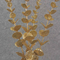 19" GOLD GLITTER EUCALYPTUS BUNDLE X4 - XB0023-GLD