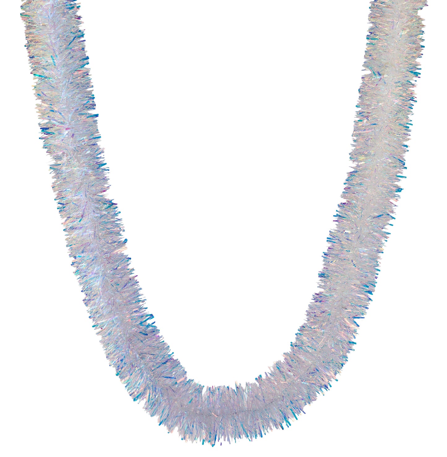 78"L X 4.75"DIA TINSEL GARLAND - IRIDESCENT - XG2128