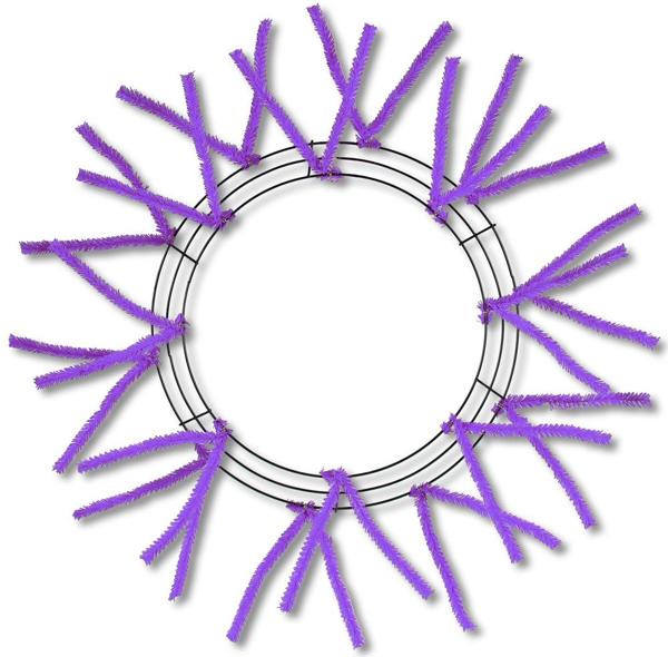 15"WIRE, 25"OAD- PURPLE PENCIL WORK - XX750423