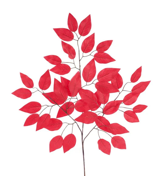 23"L FICUS SPRAY-12PCS/BDL, RED-FG633724