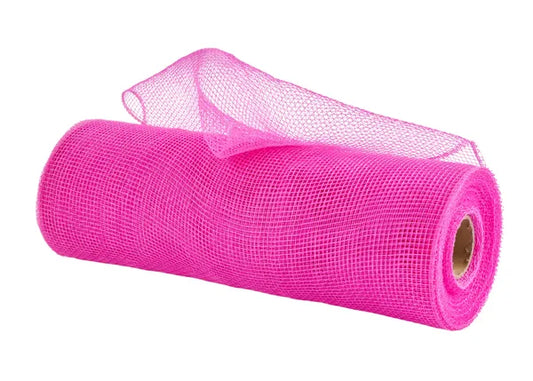 10"X10YD MESH-HOT PINK-RE130211