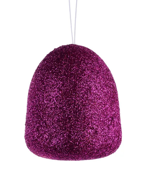 5"H x 4.25"Dia Glitter Gumdrop Ornament-Hot Pink-XJ711707